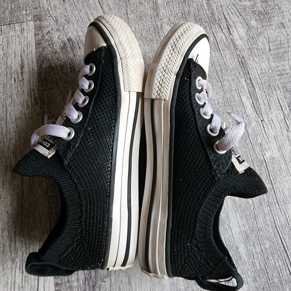 Converse All Star Shoreline Unisex Kids SZ 11 Black Sneakers - Picture 4 of 13
